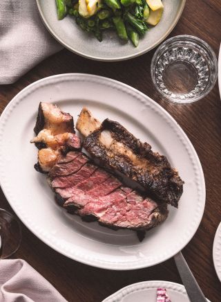 Rib eye steak dishes at The Gidley, CBD - Credit: Dominic Loneragan